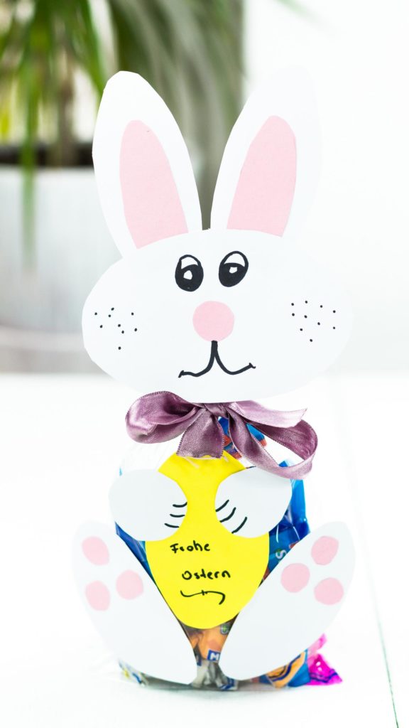 DIY Osterhase aus Papier basteln - schöne Geschenkverpackung zu Ostern - Geschenkidee Ostern