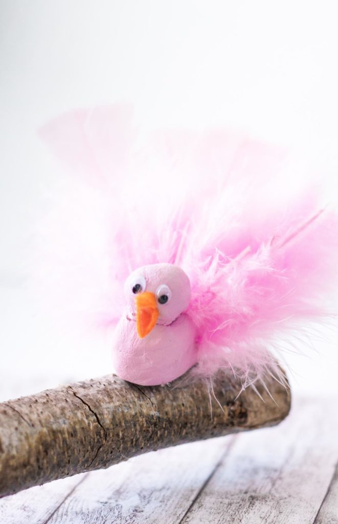 DIY Vögel aus Fimo basteln - tolle DIY Idee für den Frühling - Frühlingsdeko selber machen