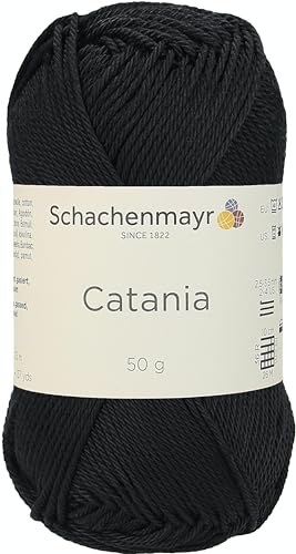 Schachenmayr Catania, 50G schwarz Handstrickgarne