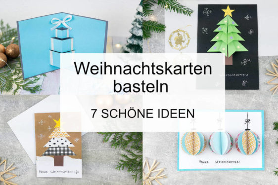 Weihnachtskarten Basteln - 7 Schöne, Einfache Ideen