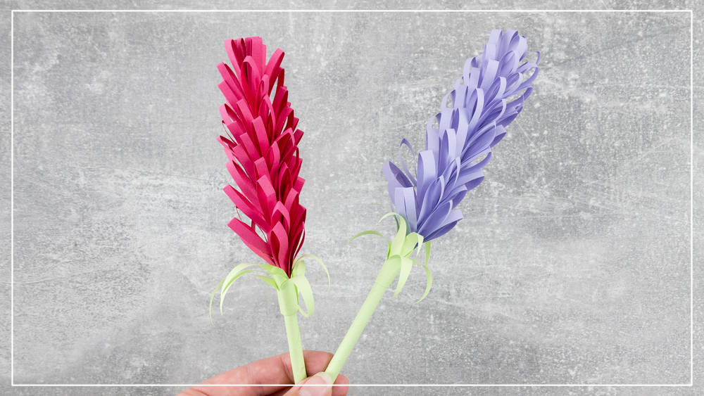 DIY Lavendel aus Papier